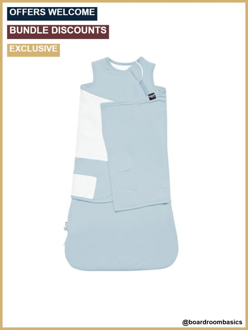 KYTE BABY Sleep Bag Swaddler Dual Zipper Removable Band Rayon Made from Bamboo